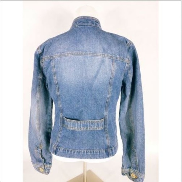 Ann Taylor LOFT Jean Jacket Women's Size 0 Blue - Picture 4 of 5